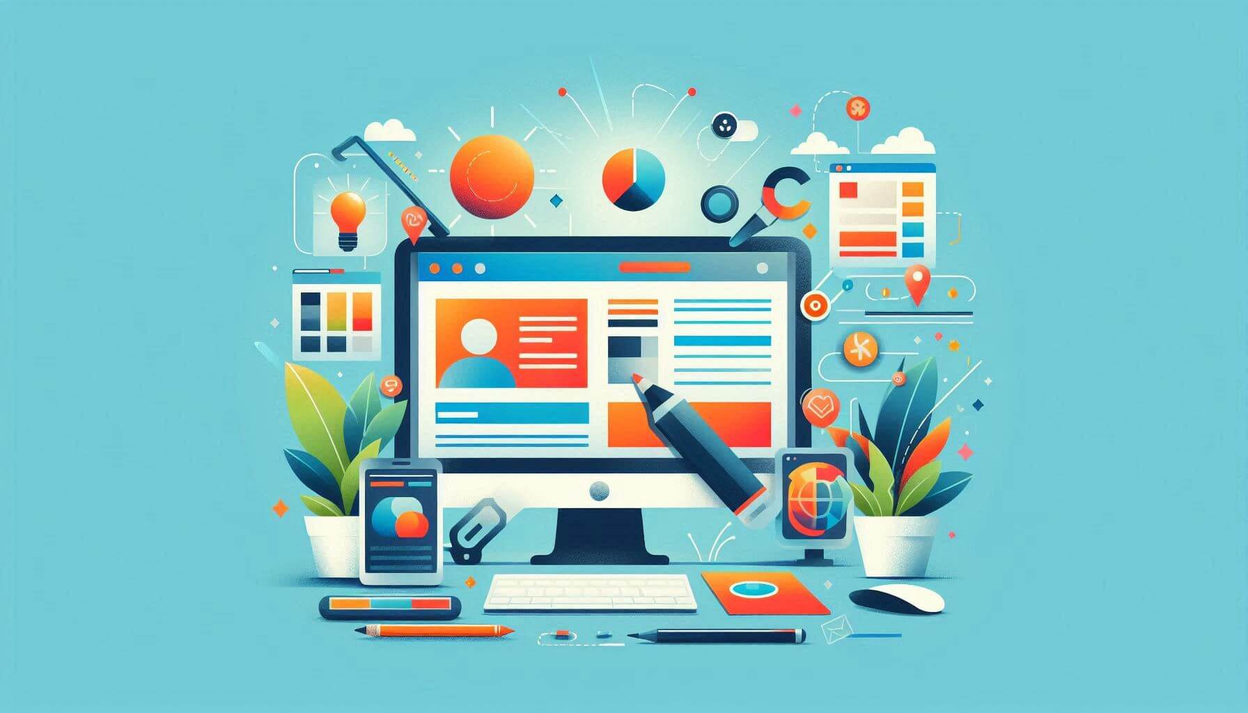 image représentant la refonte d'un site web
