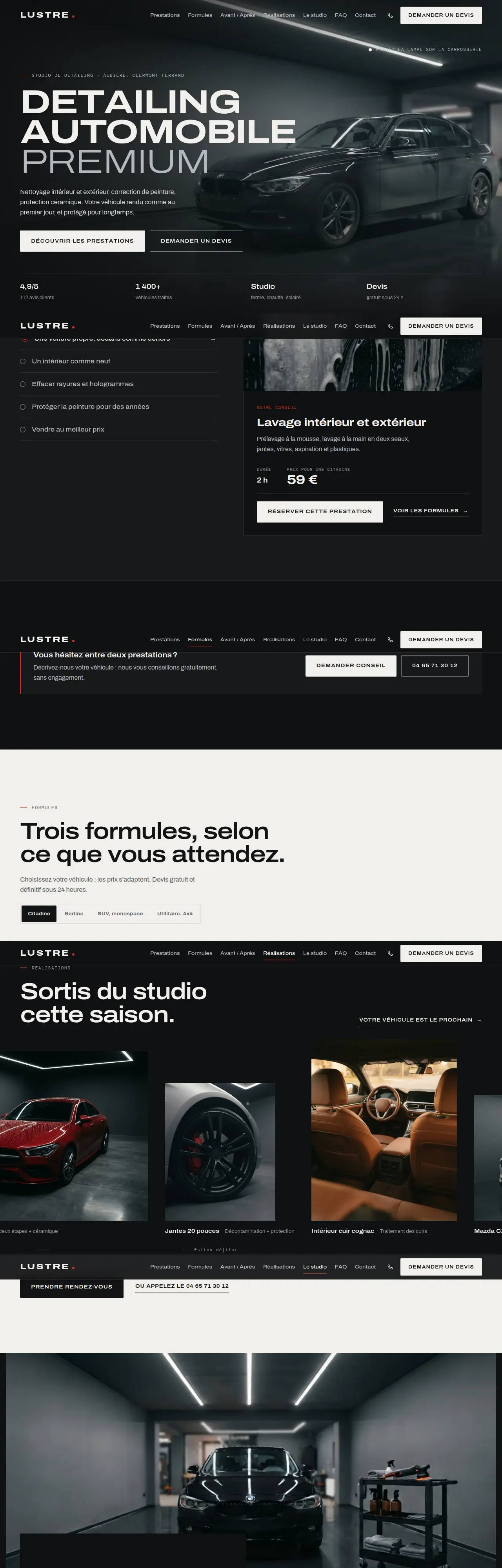 Site LUSTRE sur ordinateur