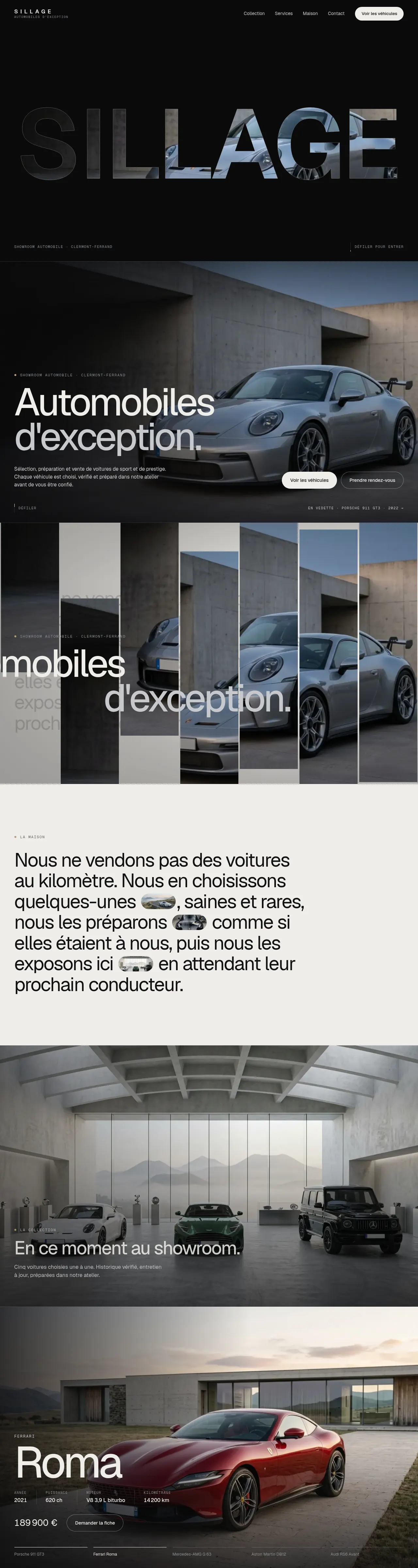 Site SILLAGE sur ordinateur